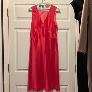 Ann Taylor Fuchsia MIdi-Dress